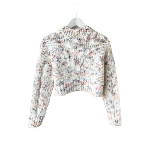 Urban Outfitters Cameron Confetti Cable Knit Crop Cardigan NWT - Picture 5 of 7